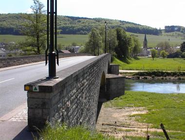 De brug over de S�re bij Gilsdorf