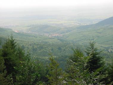 Uitzicht op Barr en omgeving van nabij de Kienberg