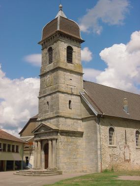 Mooi kerkje in Echenans-sous-Mont-Vaudois