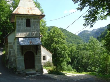 Chapelle du Bief d'Etoz langs de Doubs